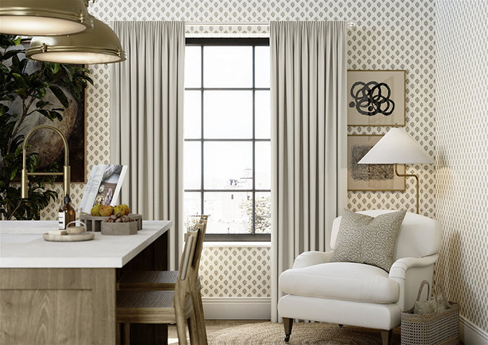 Oslo, Ivory - Made to Measure Curtains - Image 3